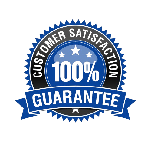 Blue Customer Satisfaction Badge